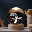 Modern Luminous Crystal Ball Night Light