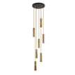Metal Cylinder Orbit Cluster Pendant Light