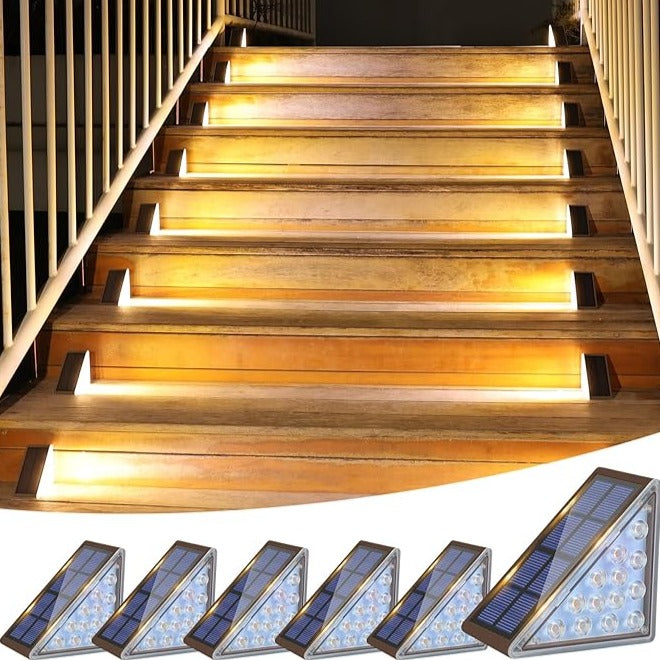 Modern Solar Powered Stair Lights