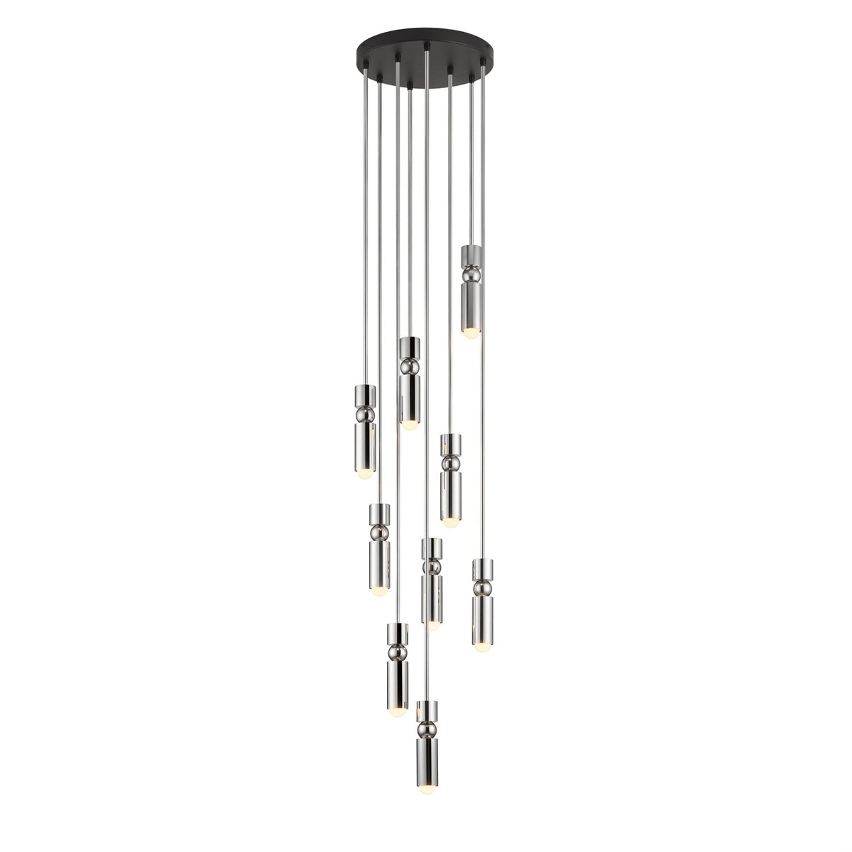 Metal Cylinder Orbit Cluster Pendant Light
