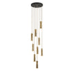 Metal Cylinder Orbit Cluster Pendant Light