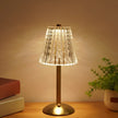 Vintage Golden Crystal Table Lamp