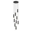 Metal Cylinder Orbit Cluster Pendant Light