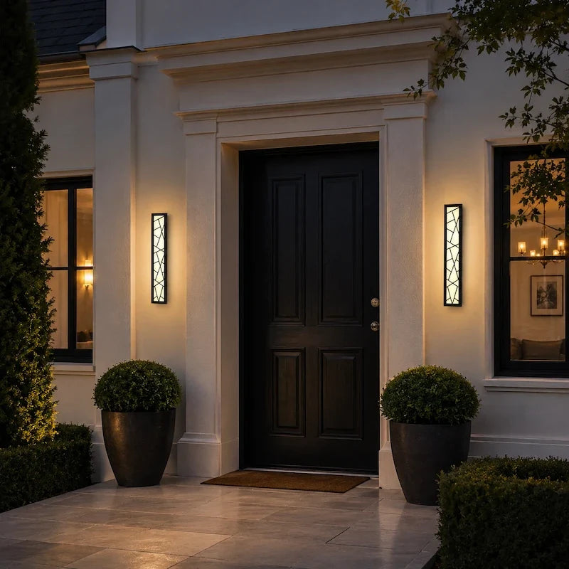 Minimalist Linear LED Outdoor Wall Sconce