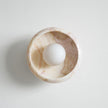 Calvrane Marble Round Wall Lamp