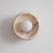 Calvrane Marble Round Wall Lamp