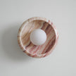Calvrane Marble Round Wall Lamp