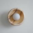 Calvrane Marble Round Wall Lamp