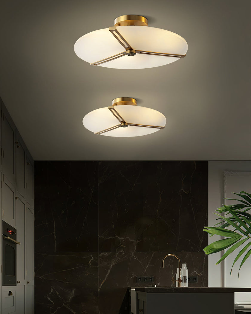 Calvrane Metal Disc Ceiling Light