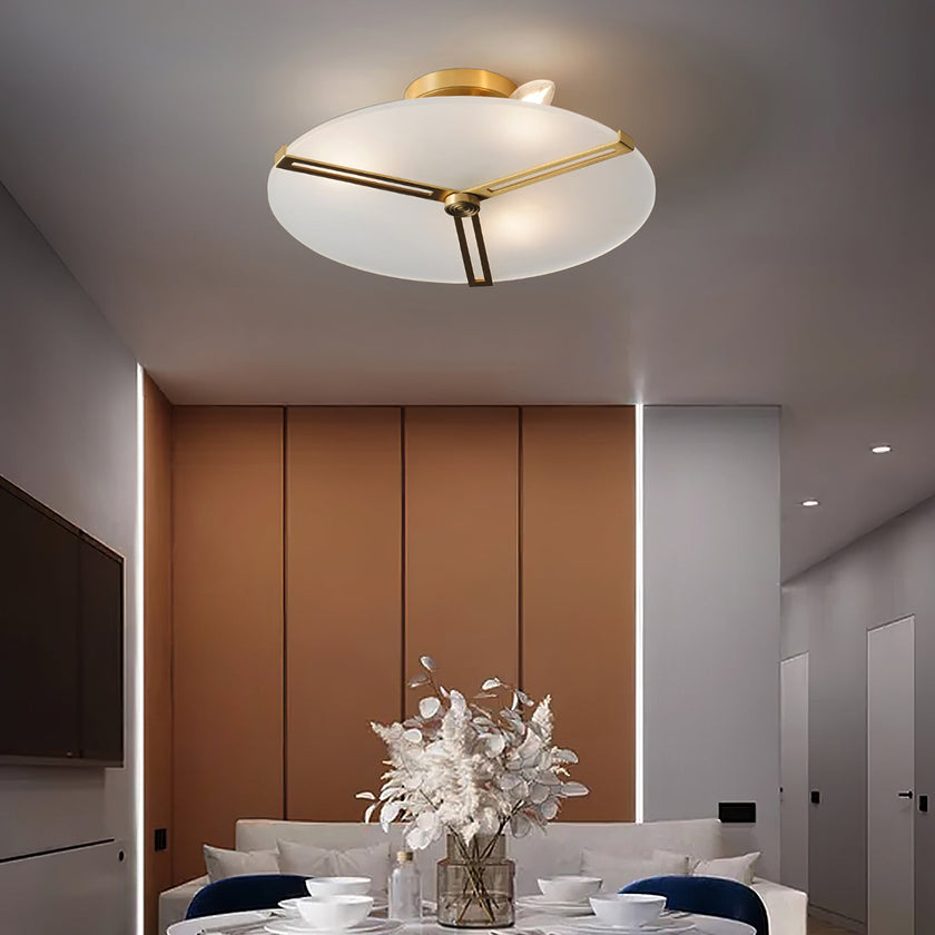 Calvrane Metal Disc Ceiling Light