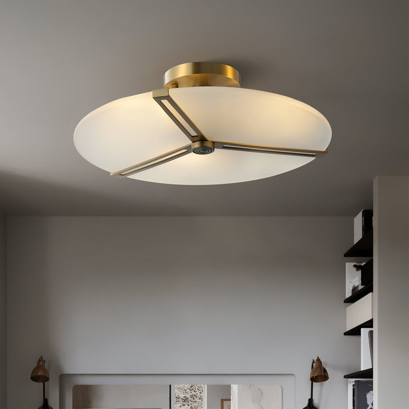 Calvrane Metal Disc Ceiling Light
