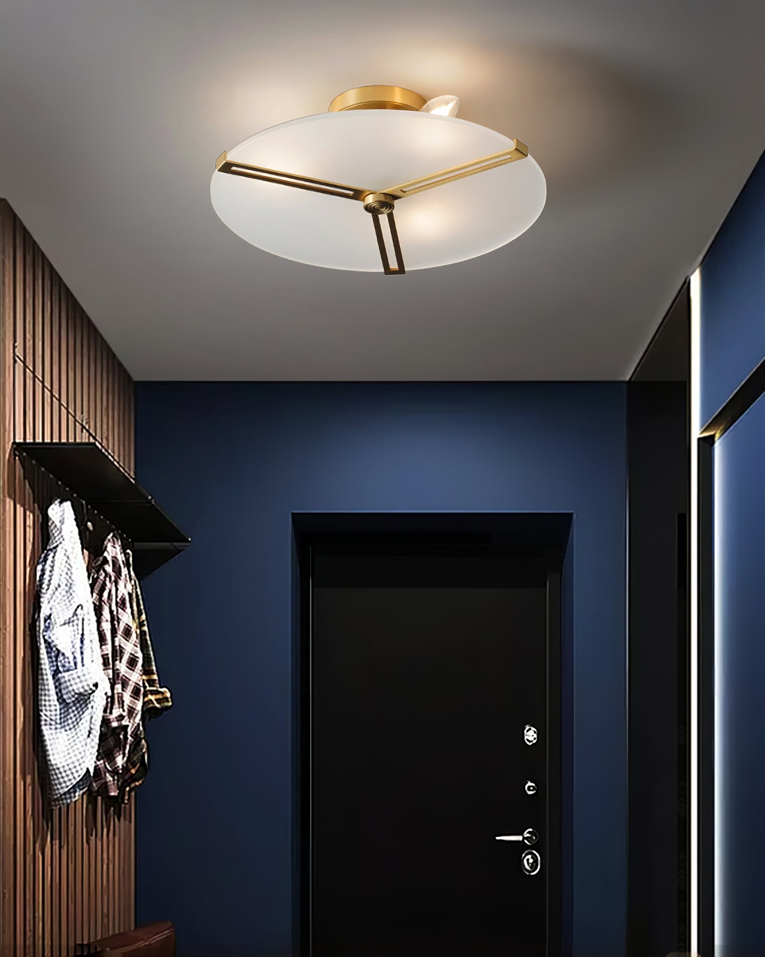 Calvrane Metal Disc Ceiling Light