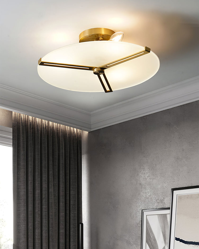 Calvrane Metal Disc Ceiling Light