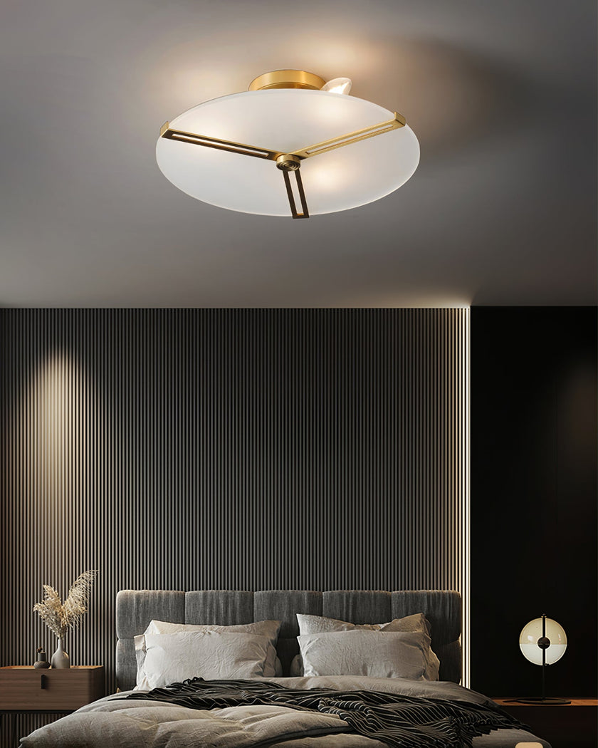 Calvrane Metal Disc Ceiling Light
