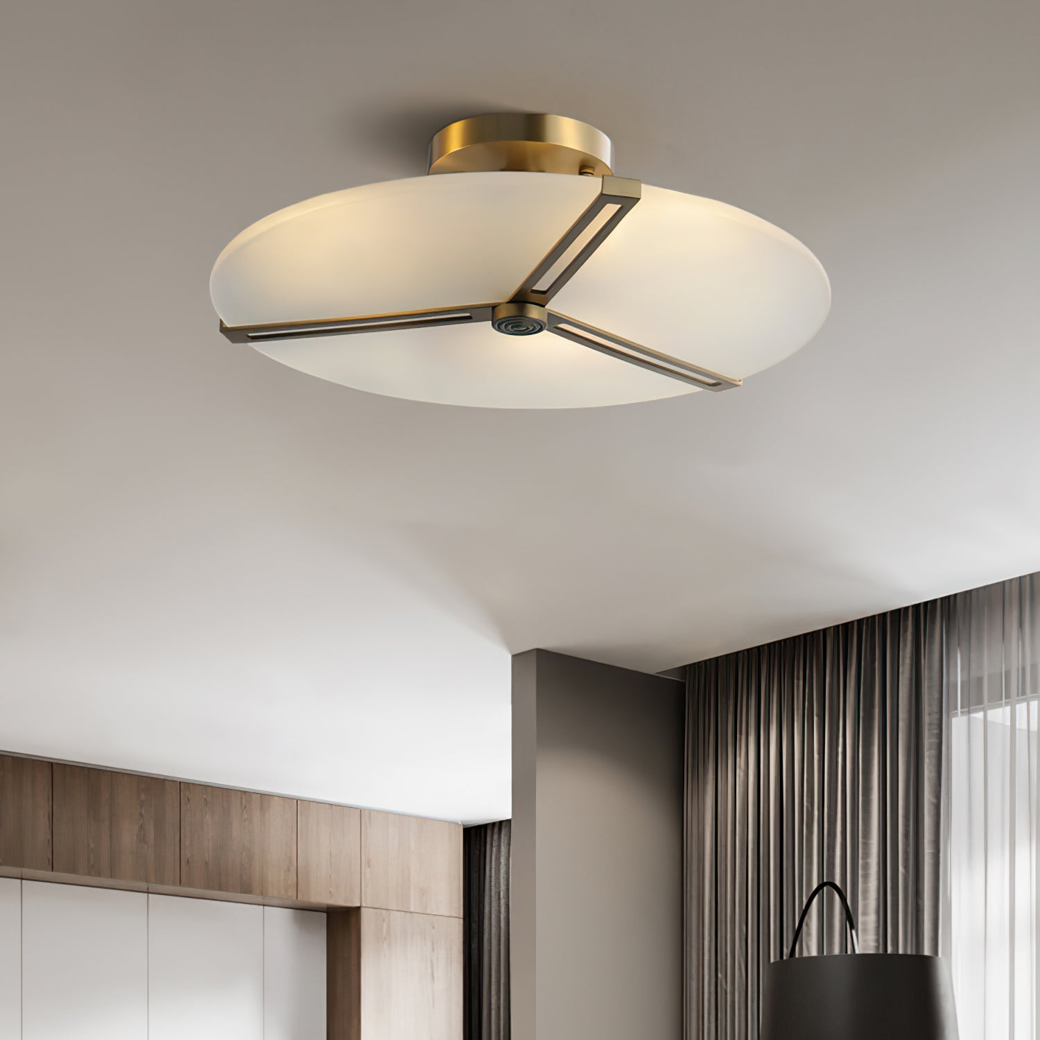 Calvrane Metal Disc Ceiling Light