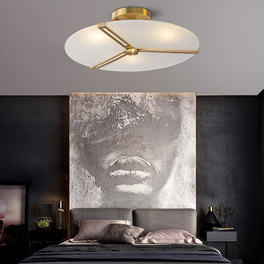 Calvrane Metal Disc Ceiling Light