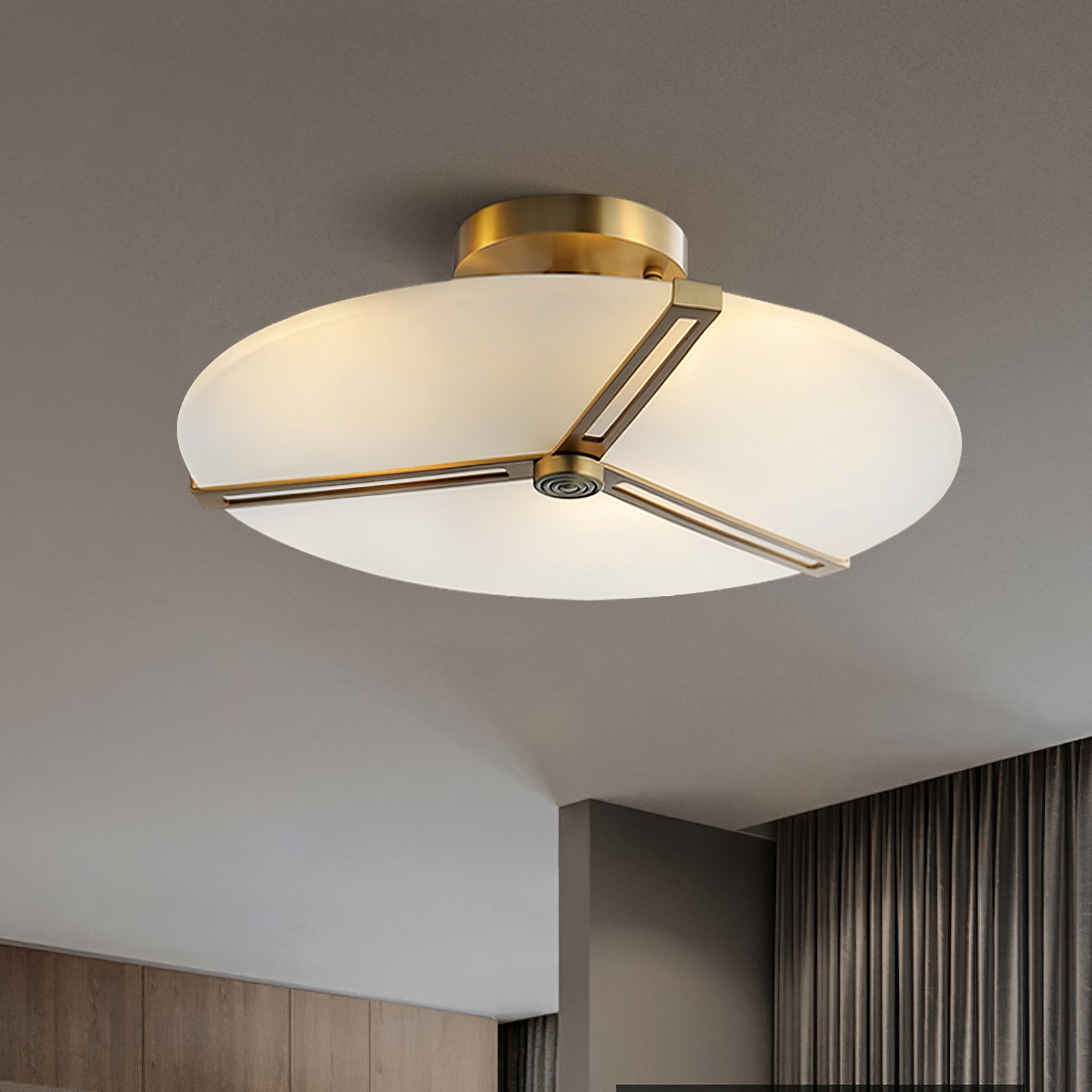 Calvrane Metal Disc Ceiling Light