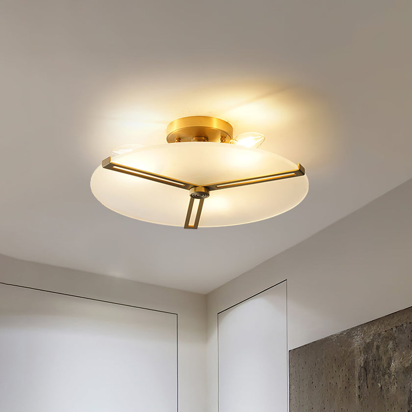 Calvrane Metal Disc Ceiling Light