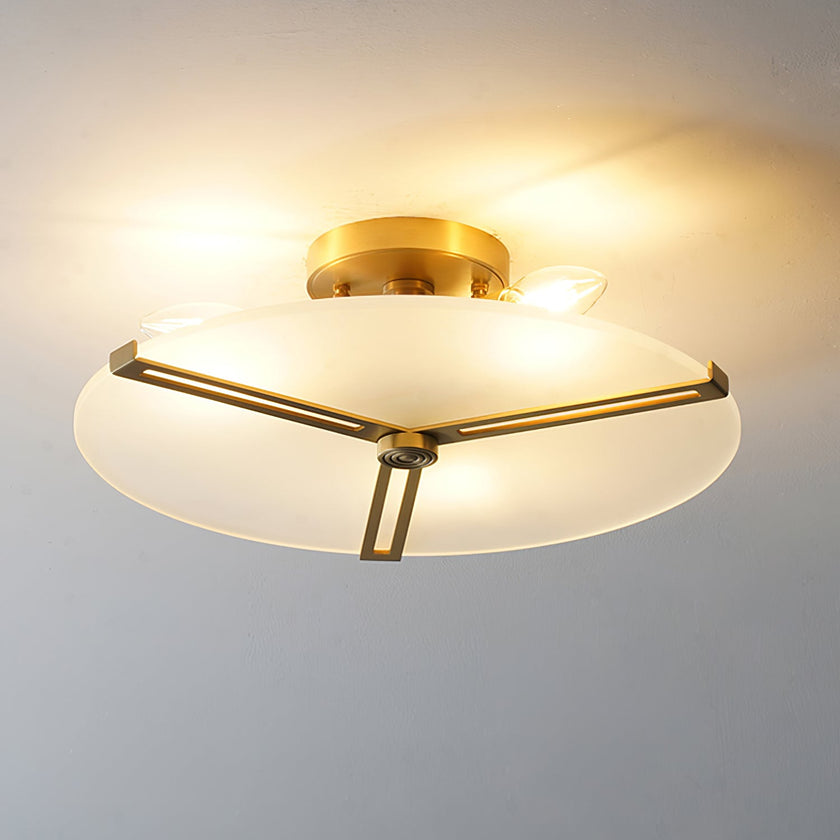 Calvrane Metal Disc Ceiling Light