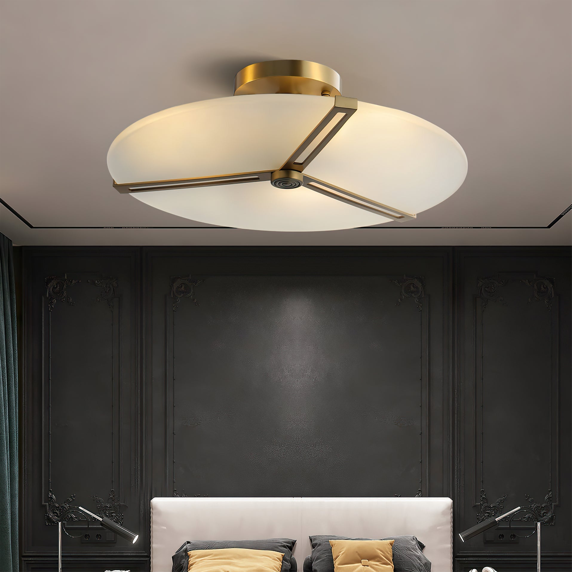 Calvrane Metal Disc Ceiling Light