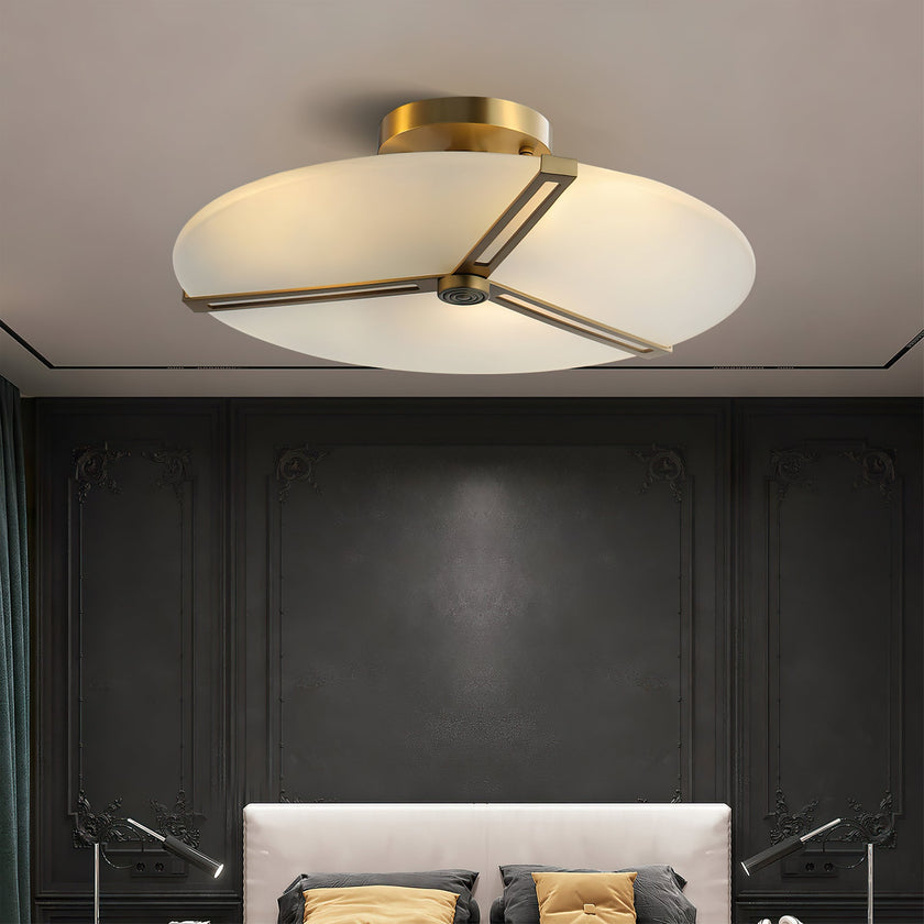 Calvrane Metal Disc Ceiling Light