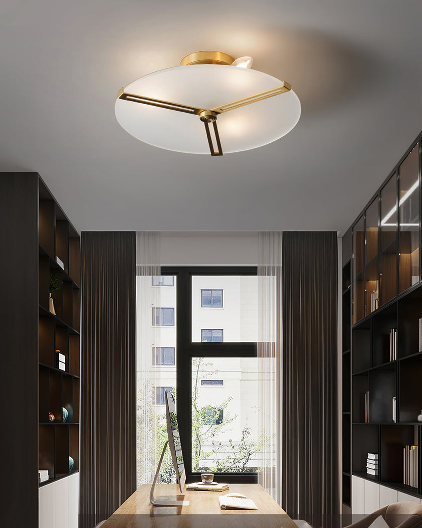 Calvrane Metal Disc Ceiling Light