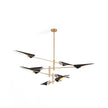 Adjustable-Arm Linear Chandelier