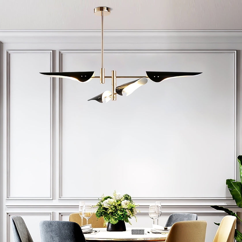 Adjustable-Arm Linear Chandelier