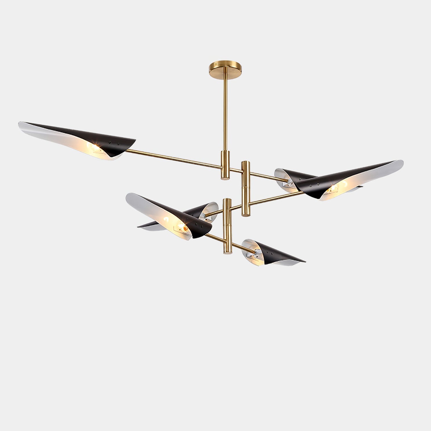 Adjustable-Arm Linear Chandelier