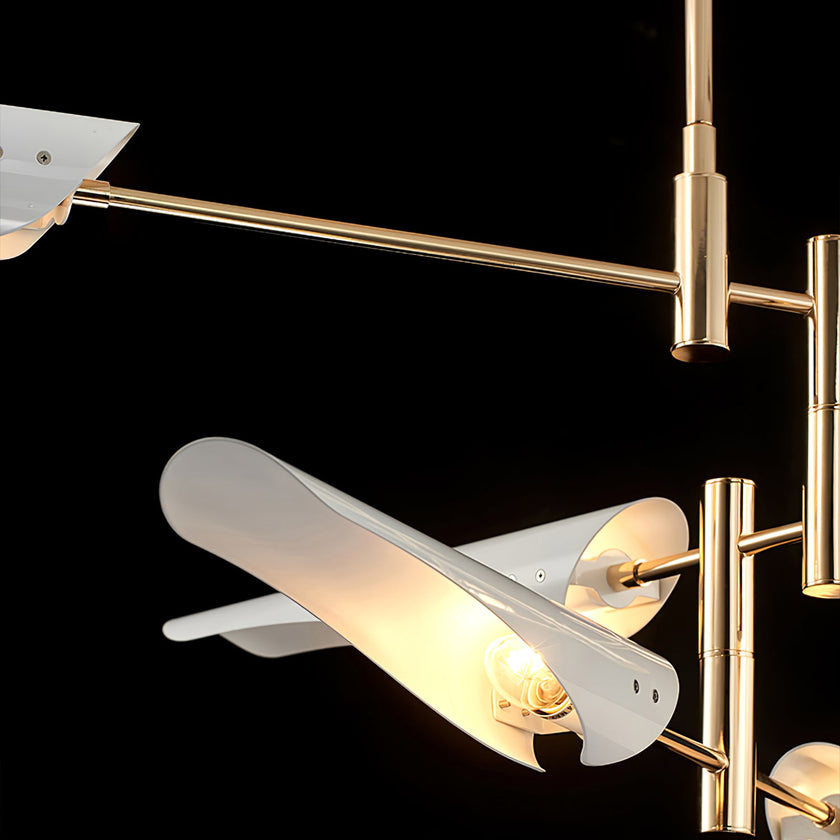 Adjustable-Arm Linear Chandelier