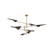 Adjustable-Arm Linear Chandelier