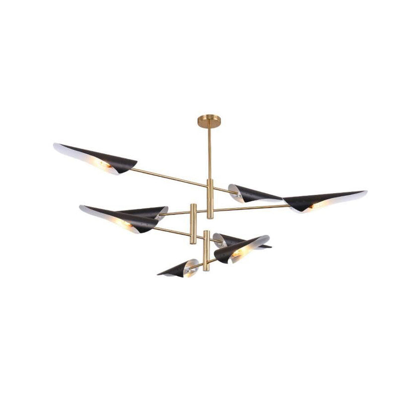 Adjustable-Arm Linear Chandelier