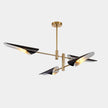 Adjustable-Arm Linear Chandelier