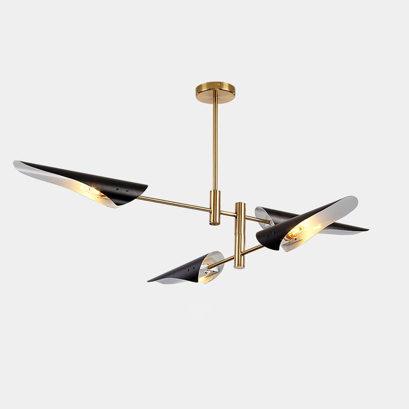 Adjustable-Arm Linear Chandelier