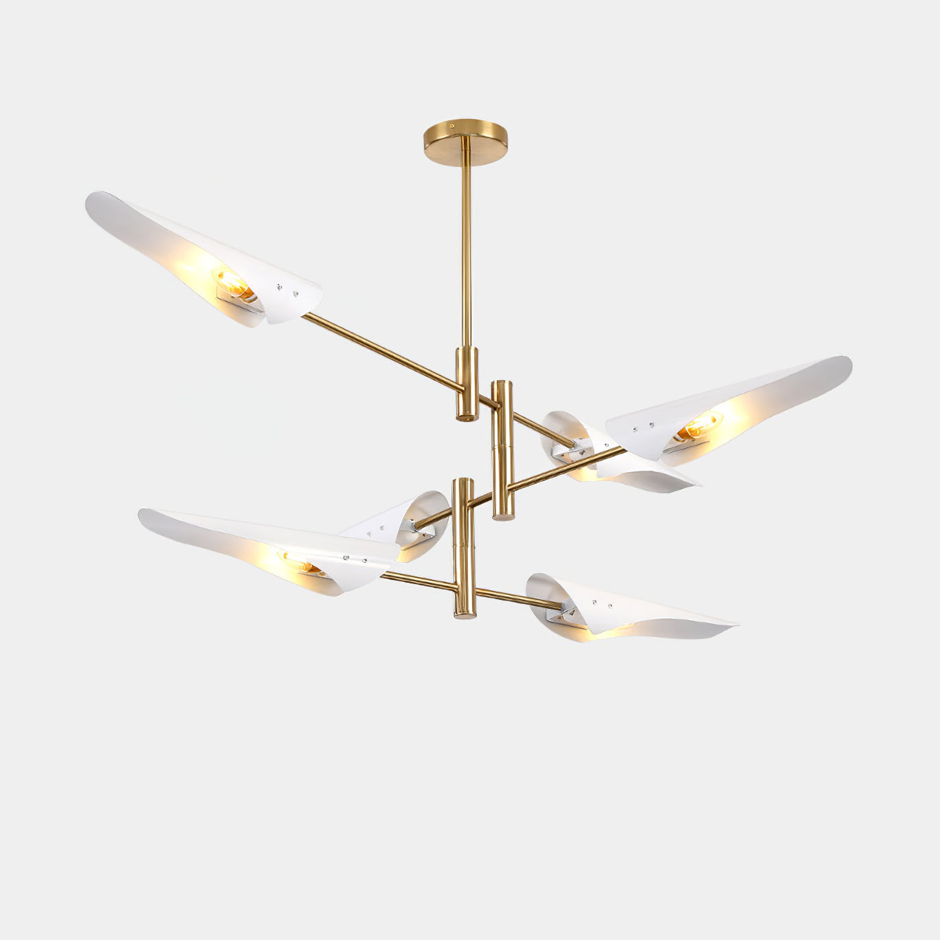 Adjustable-Arm Linear Chandelier