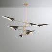 Adjustable-Arm Linear Chandelier