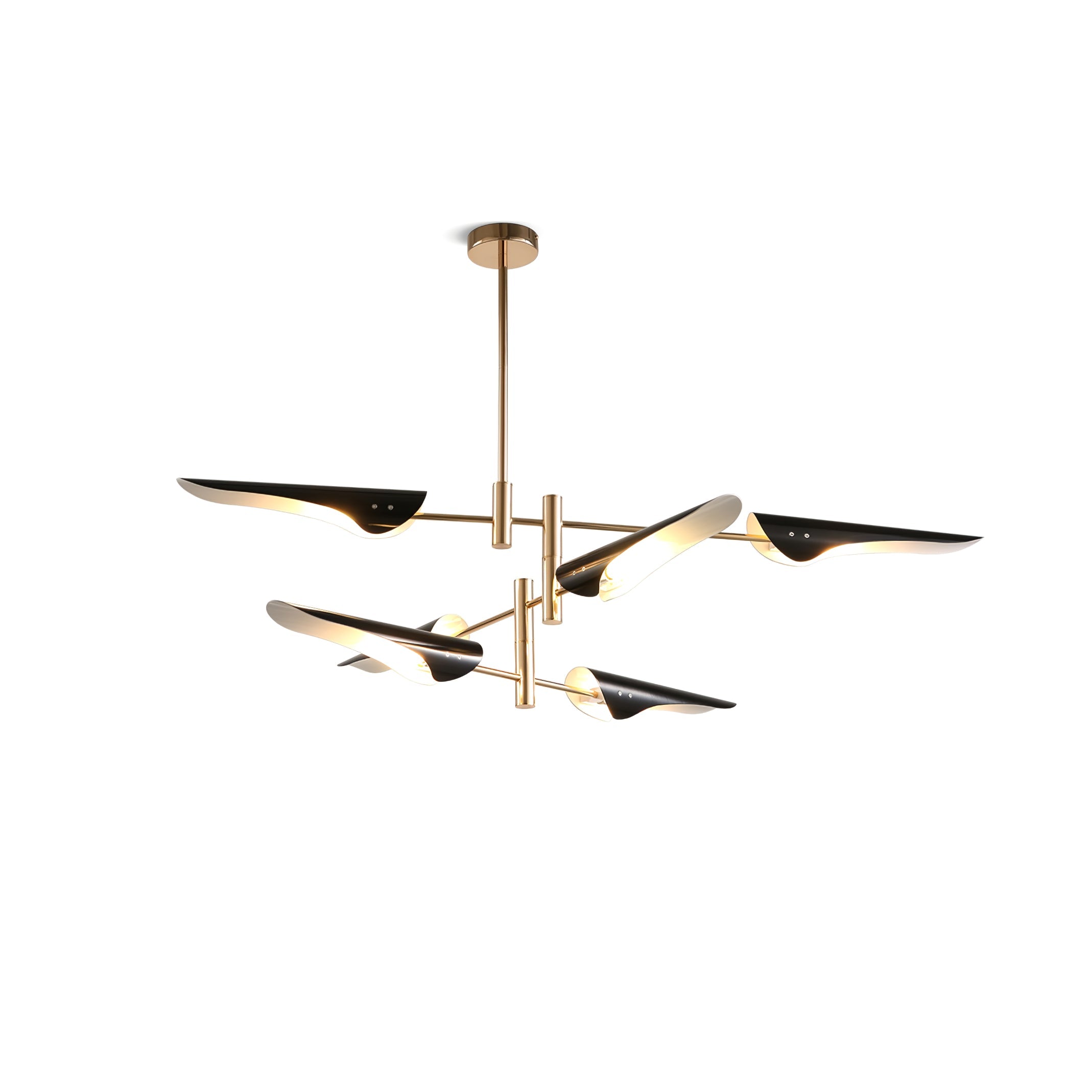 Adjustable-Arm Linear Chandelier