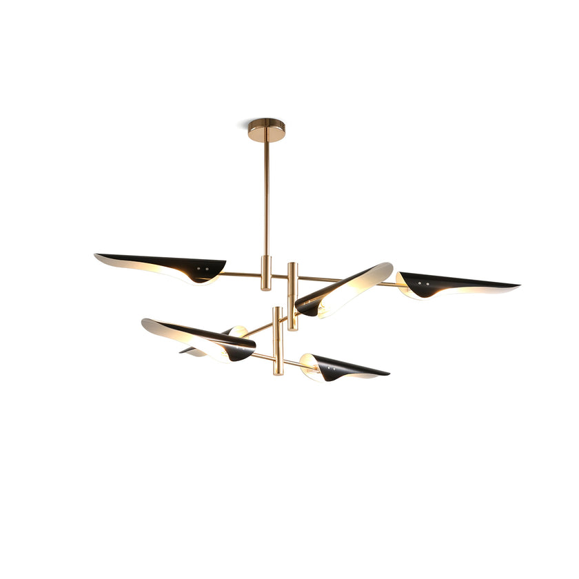 Adjustable-Arm Linear Chandelier