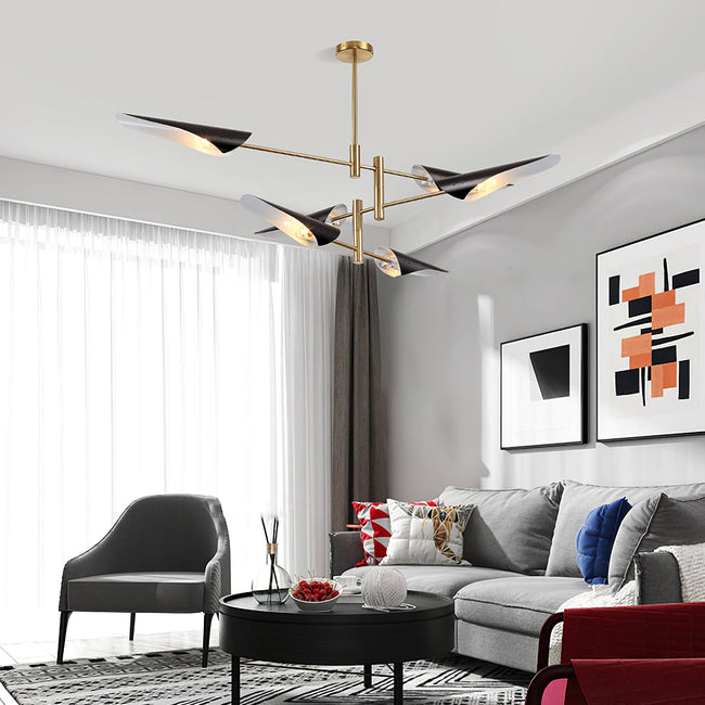 Adjustable-Arm Linear Chandelier