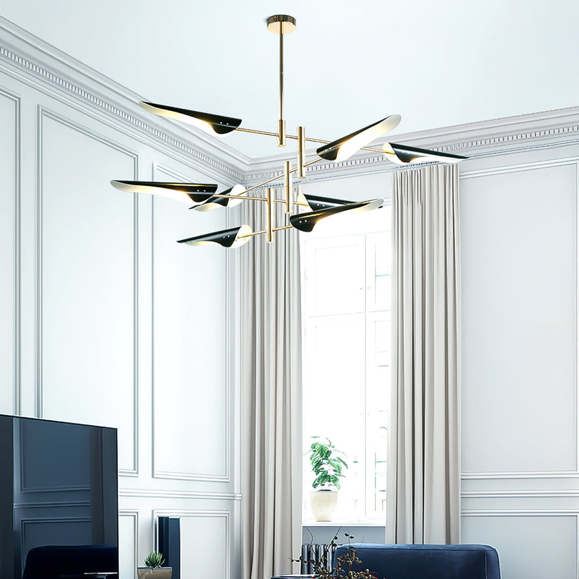 Adjustable-Arm Linear Chandelier