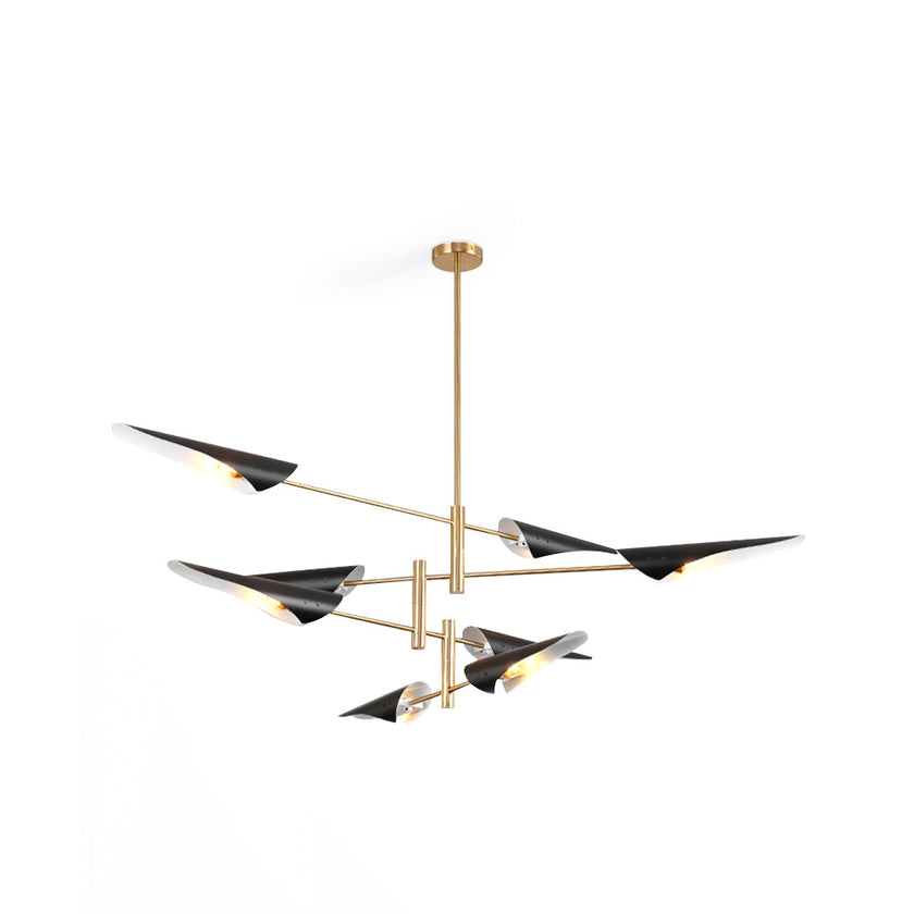 Adjustable-Arm Linear Chandelier