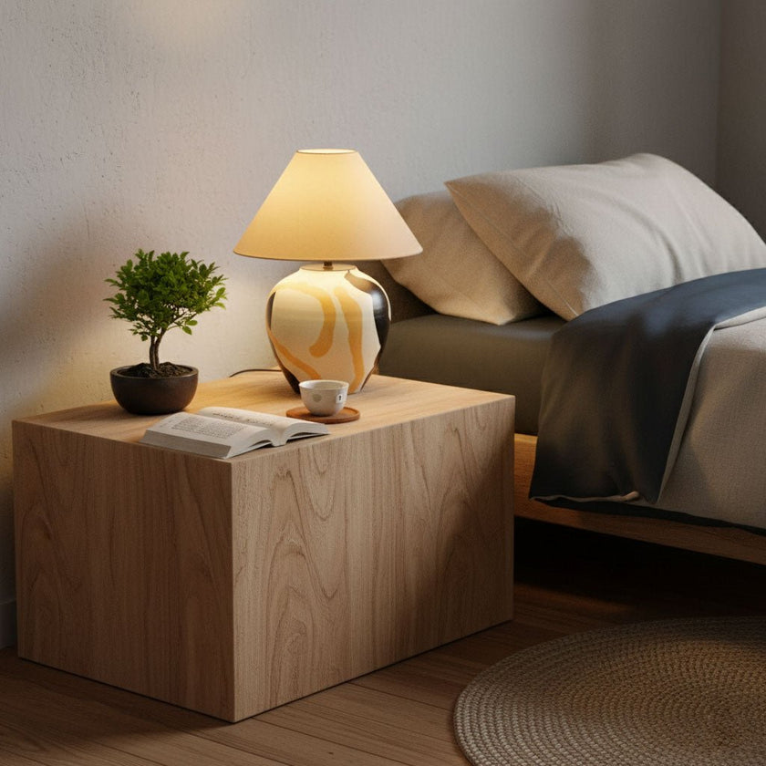 Ceramic Abstract Pattern Table Lamp