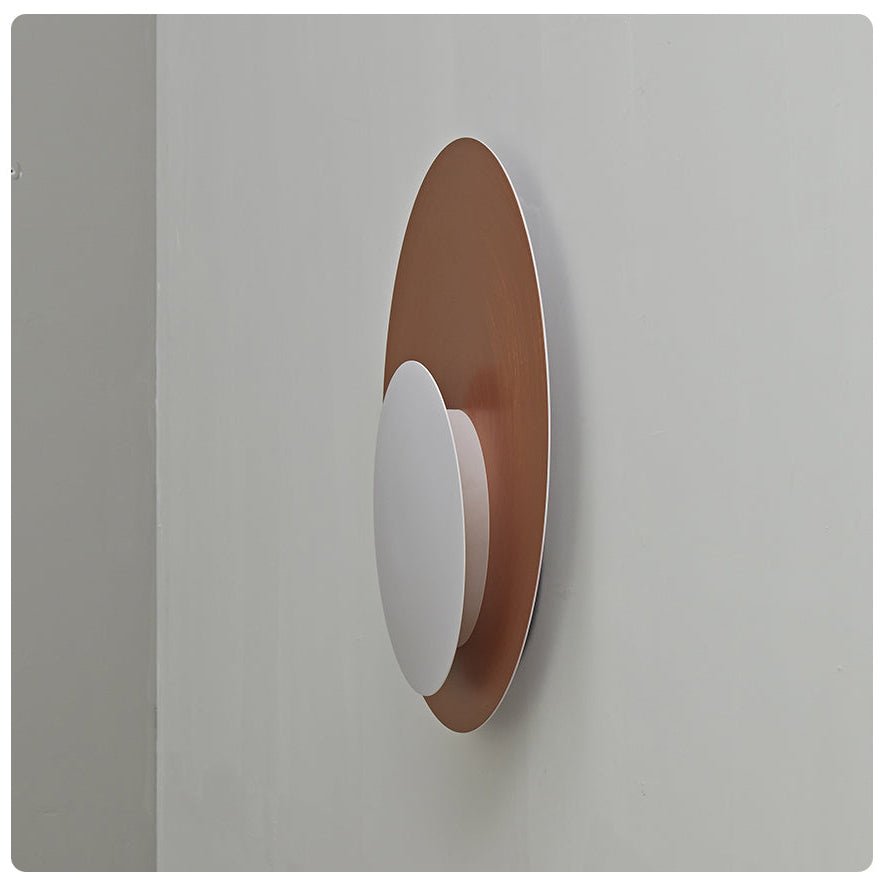Metal Crescent Ring Wall Sconce