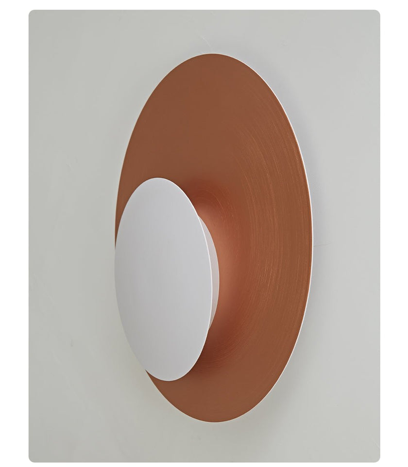 Metal Crescent Ring Wall Sconce