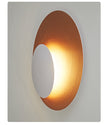 Metal Crescent Ring Wall Sconce