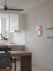 Metal Crescent Ring Wall Sconce