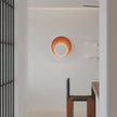 Metal Crescent Ring Wall Sconce