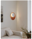 Metal Crescent Ring Wall Sconce