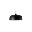 Oak & Zinc Acorn Pendant Light