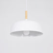 Oak & Zinc Acorn Pendant Light
